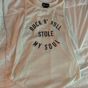 “Rock N’ Roll Stole My Soul” Tank -xsmall